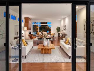 View into living room